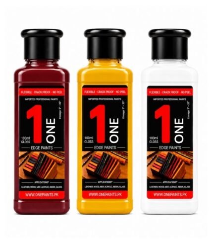 OnePaints.pk 100ml Edge Paint Trio for Leather Crafting
