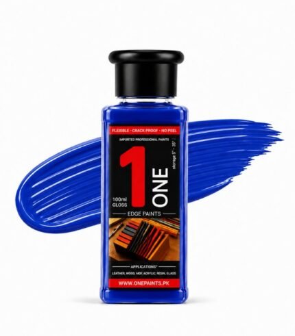 Blue 100ml Leather Edge Paint by OnePaints.pk