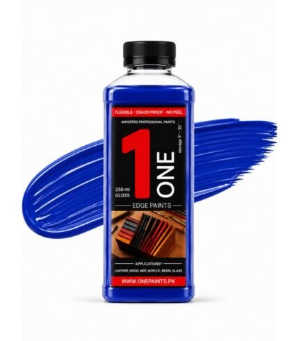 Blue 250ml Leather Edge Paint by OnePaints.pk