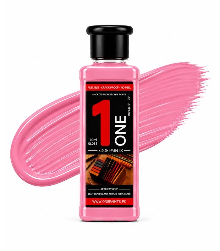 Light Pink 100ml Leather Edge Paint by OnePaints.pk