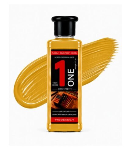 Mustard 100ml Leather Edge Paint by OnePaints.pk
