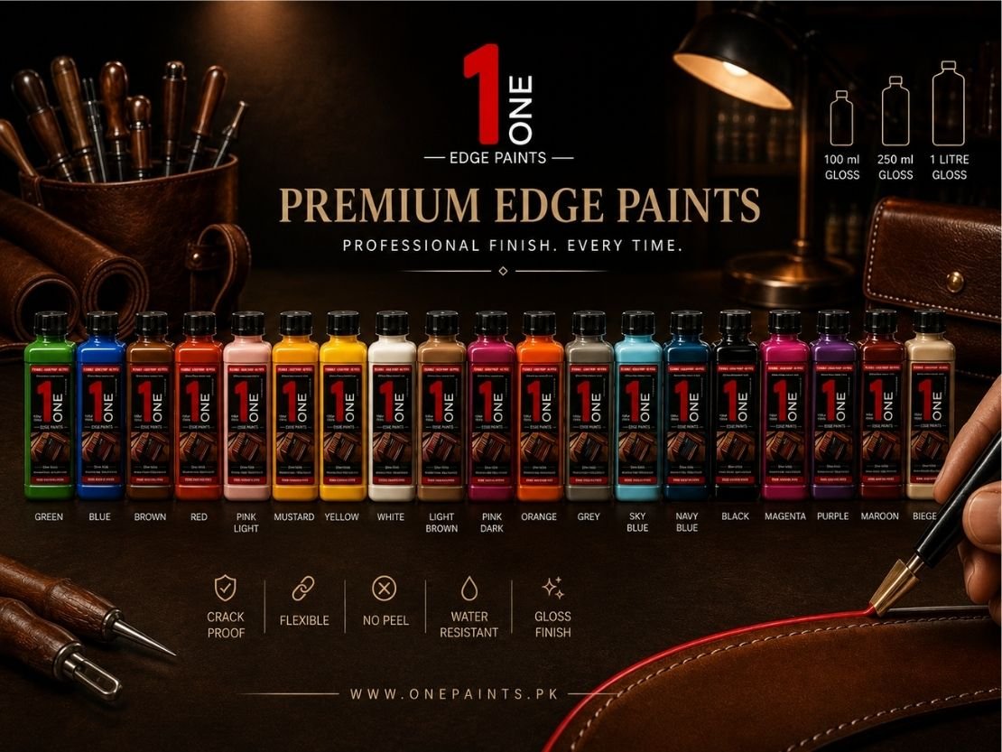 OnePaints.pk Professional Leather Edge Paint Products